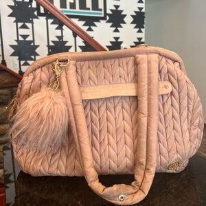 HAPP Brand Designer Diaper Bag in Dusty Rose